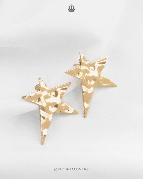 Aretes Estrella asimetrica