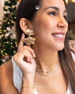 Aretes Doble Palms - Imagen 2