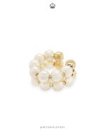 Ear cuff Perla Doble