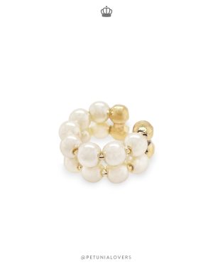 Ear cuff Perla Doble
