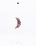 Piercing Luna Cristal Lila