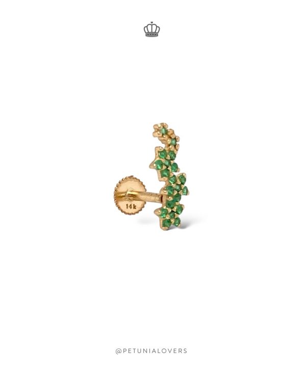 Piercing Cluster verde