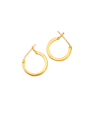 Argollas Circular Oro 2 cm