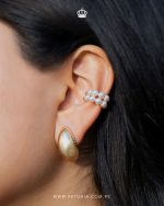 Ear cuff Perla Doble - Imagen 2