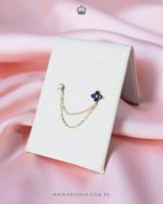 Piercing Flor Punto Azul - Imagen 3