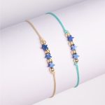 Pulsera Cecilia Estrella Azul