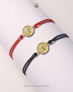 Pulsera San Benito Rojo oro 9mm - Imagen 3