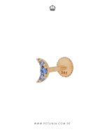 Piercing Luna Cristal Celeste - Imagen 2