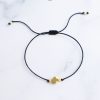 Pulsera Agustina Cruz Negra