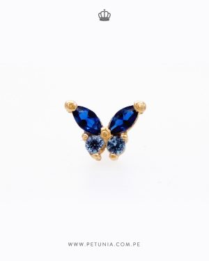 Piercing Mariposa Azul - Celeste