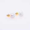 Aretes Perla Oro 7mm
