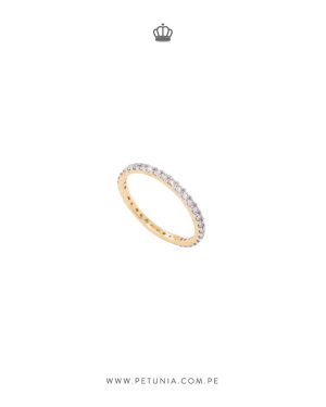 Anillo Eternity Rivier Diamantes
