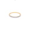 Anillo medio rivier diamantes