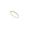 Anillo medio rivier diamantes