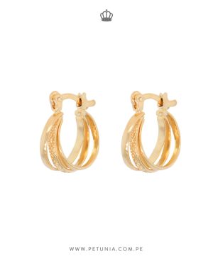 Argollas Triple mini