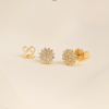 Aretes Sol Diamantes