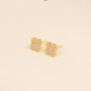 Aretes Trebol Diamantes