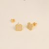 Aretes Trebol Diamantes