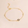 Pulsera ojo y punto cristal