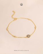 Pulsera ojo y punto cristal