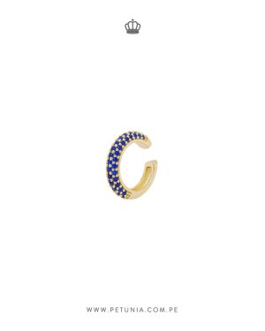 Ear cuff Pave Azul