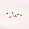 Aretes Trinity Verde