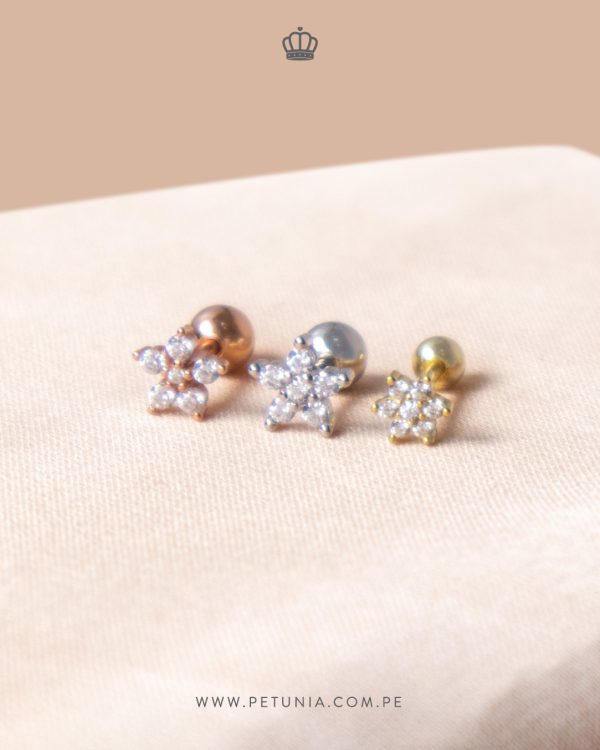 Piercing Roseta Plata - Imagen 3