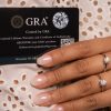 Aretes Leah Moissanita dorado
