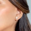 Aretes Trebol Diamantes
