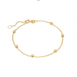 Pulsera disco oro