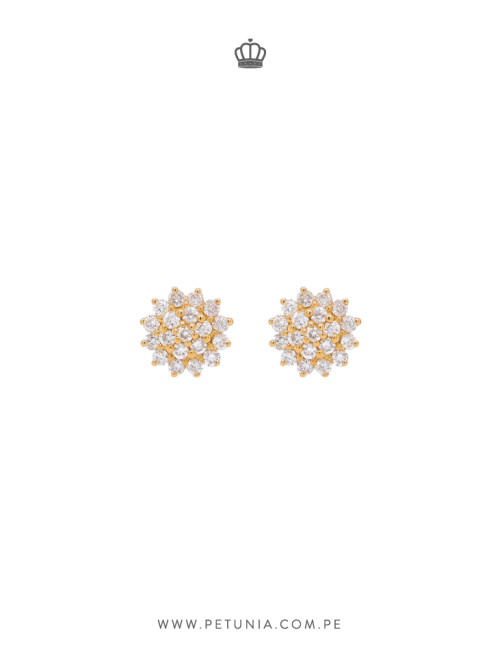 Aretes Sol Diamantes