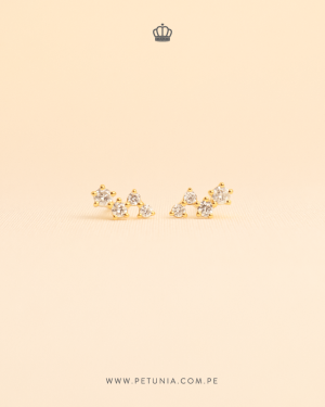 Aretes Rayo Diamantes