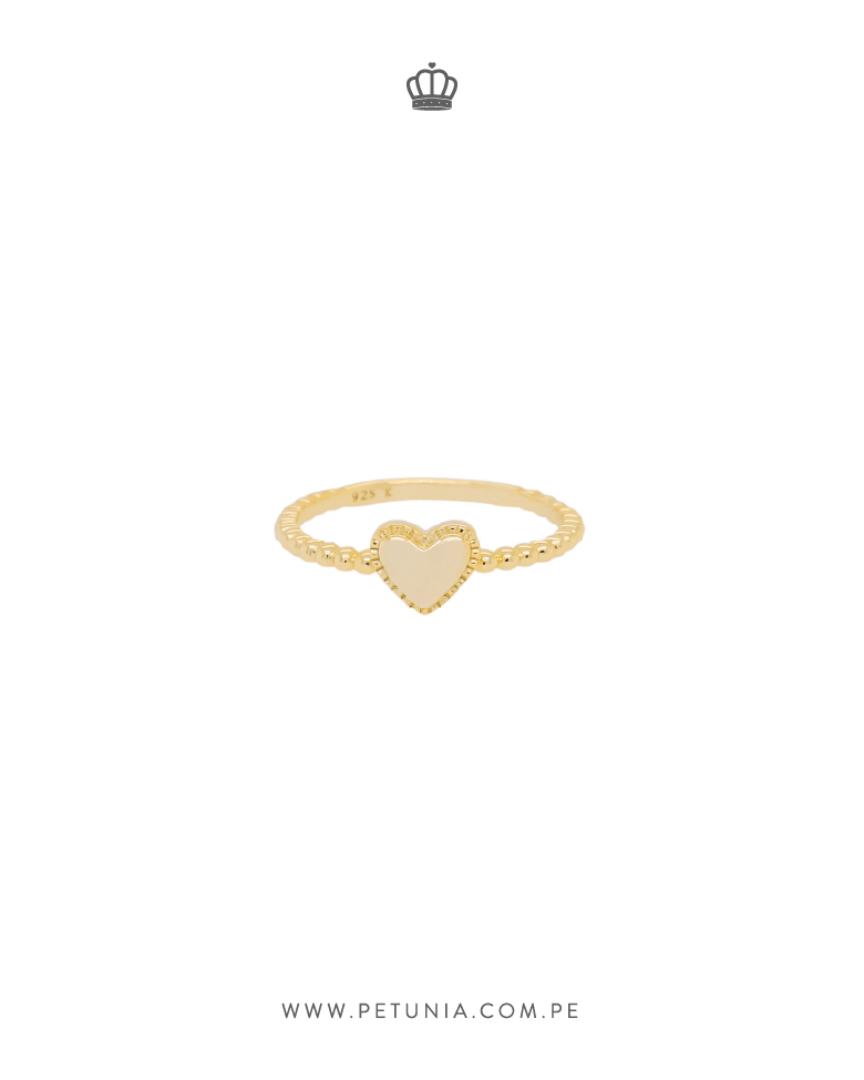 Anillo Corazon Glam