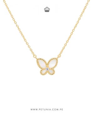 Cadena Mariposa Nacar