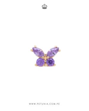 Piercing Mariposa Lila