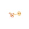 Piercing Farfalla Pink 18k