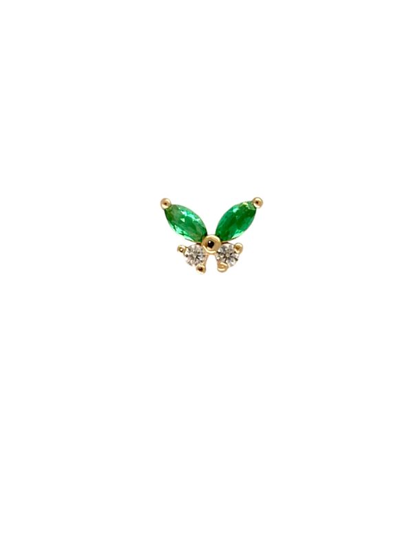 Piercing Letty Verde - Blanco