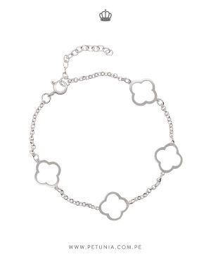 Pulsera Trébol Silueta