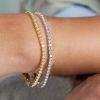 Pulsera Tennis Moissanita 3mm