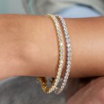 Pulsera Tennis Moissanita 4mm