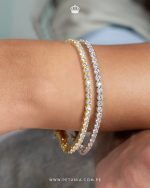 Pulsera Tennis Moissanita 4mm