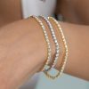 Pulsera Tennis Moissanita 3mm