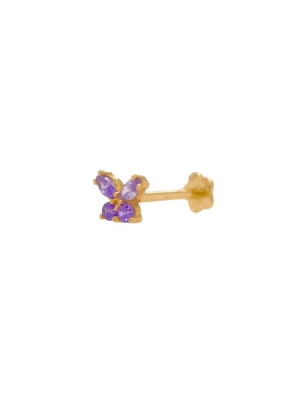 Piercing Mariposa Morado - Imagen 2