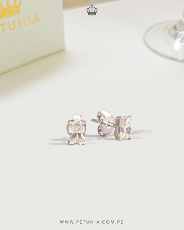 Aretes Leah Moissanita