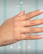 Cadena Pam gr oro - Imagen 2