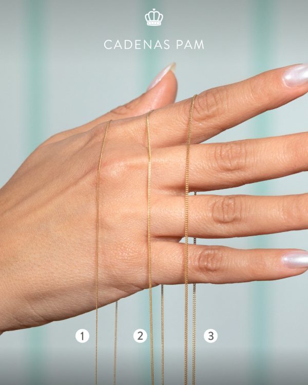 Cadena Pam gr oro - Imagen 2