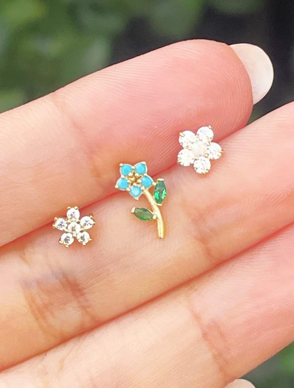 Piercing Belle Turquesa 8mm