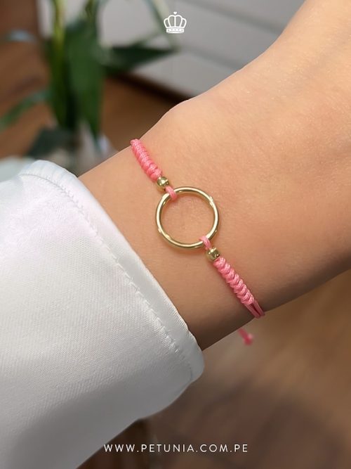 Pulsera Karma tejido melon