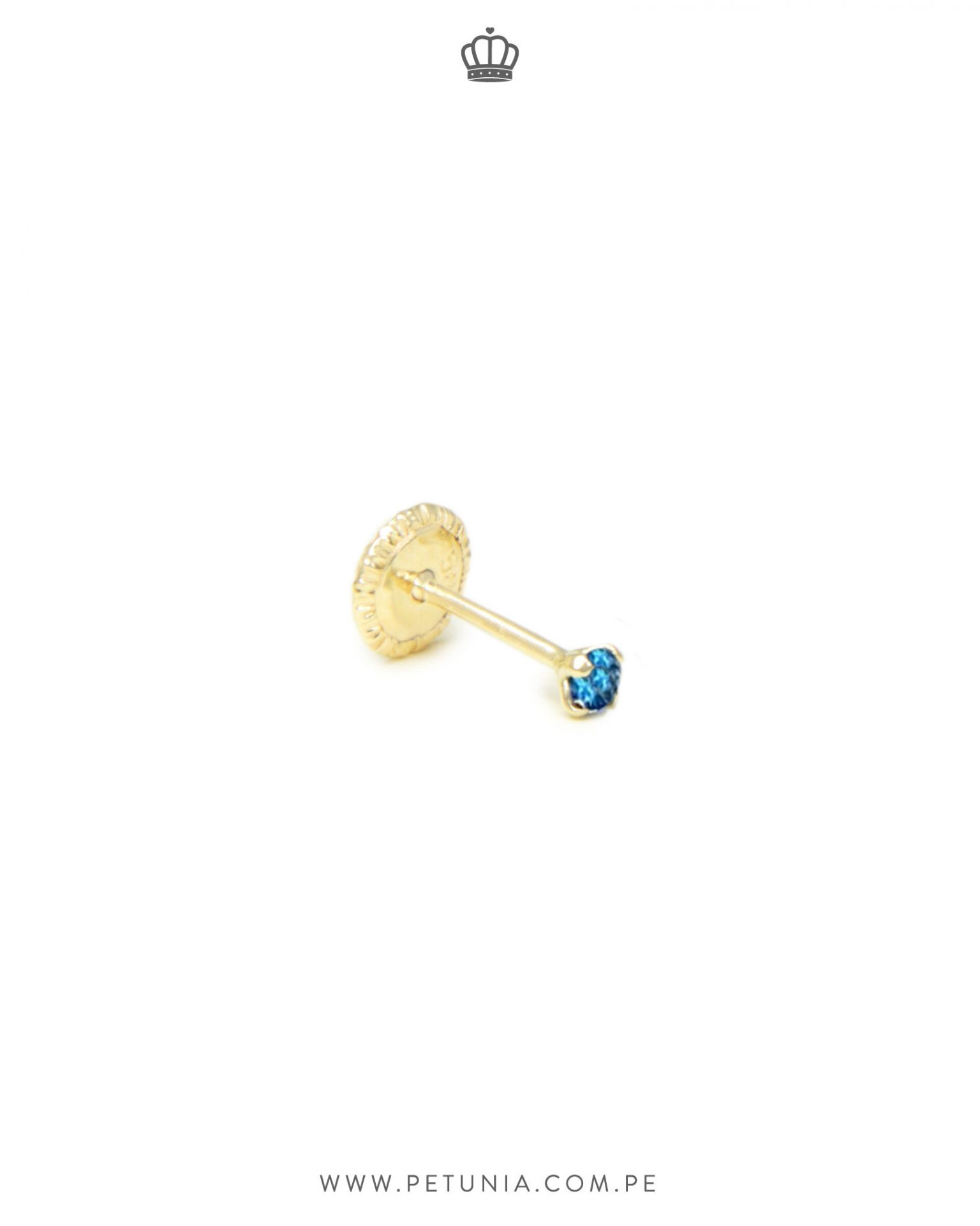 Piercing Chispa Azul