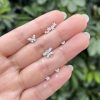Piercing Star Cluster oro Blanco